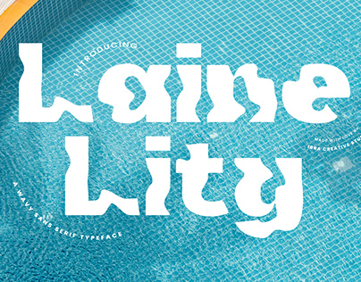 Laine Lity – A Wavy Sans Serif Typeface