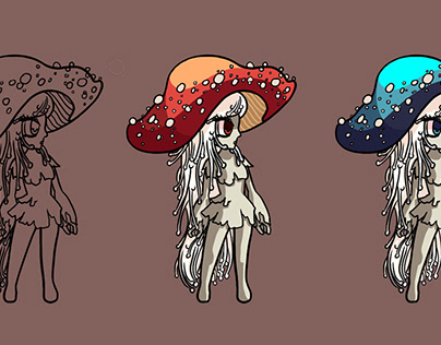 Mushroom Character Concept
