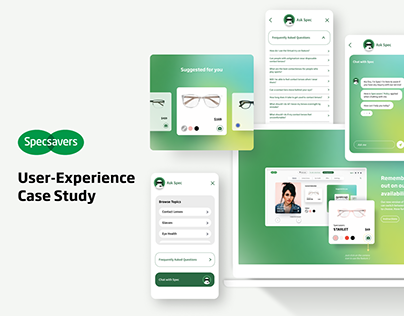 User-experience Case Study - Specsavers Website