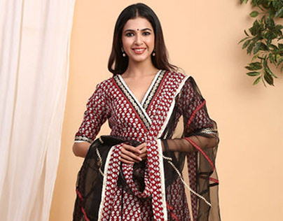 Buy Classic Hand Block Printed Dresses for Functions