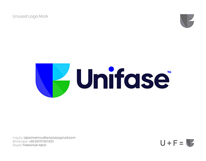 U + F Marketing Logo Design - Unused