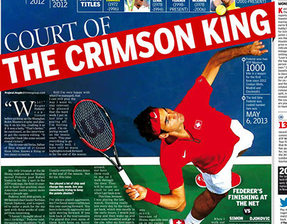 Federer- The crimson king