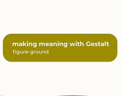 making meaning with Gestalt