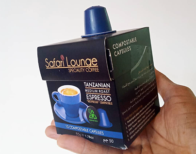 Capsule Box Packaging Safari Lounge Coffee Roasters
