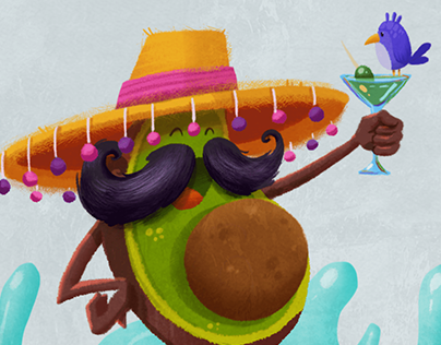 Avocado Character (Aguacate!) - Character Design