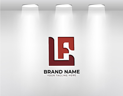 L and A modern latter logo design