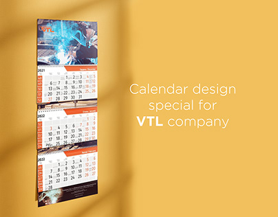 Дизайн календаря для компанії VTL (2021)