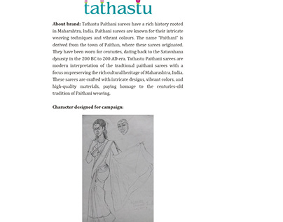 Tathatsu Paithani Saree Campaign