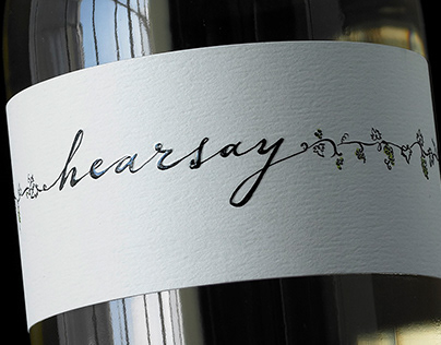 Hearsay Wine Label