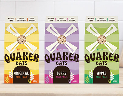 Quaker Oats Packaging & Advertising Design