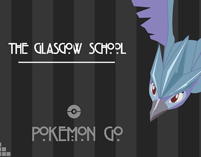Pokemón Go in Glasgow School Style