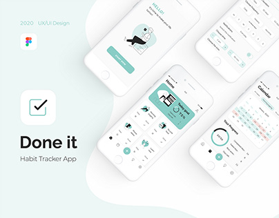 Habit Tracker App - UX/UI Design