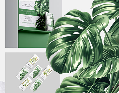 Marché aux plantes - Flyer and Poster