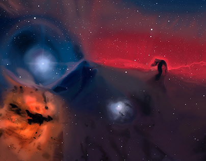 Horsehead Nebula Digital Painting