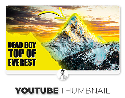 Free design for YouTube Thumbnail mount everest