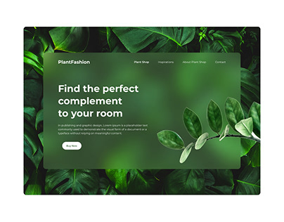 Glass Morphism Landing Page