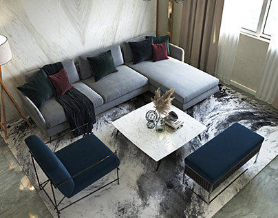 Interior design for Sheikh Zayed apartment