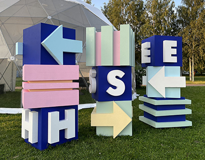 HSE photo zone for VK Fest