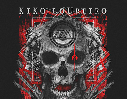 Kiko Loureiro - Merch Artwork . Red Skull