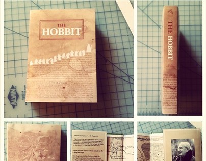 The Hobbit Typography Bookwrap