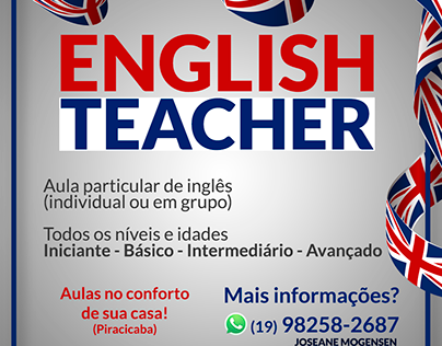 English Teacher - Joseane Mogensen - Piracicaba