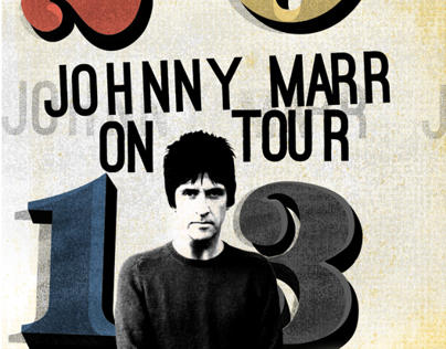 Johnny Marr 2013 Tour Merchandise & Posters