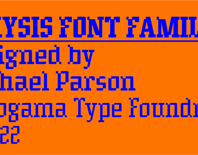 NEW: Elkysis typeface