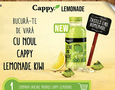 Cappy Lemonade Instore Poster Proposal
