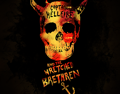 Captain Hellfire Flame Skull