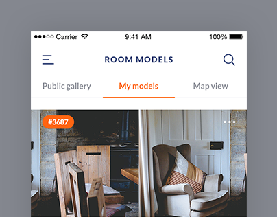 iOS app for 3D room modelling