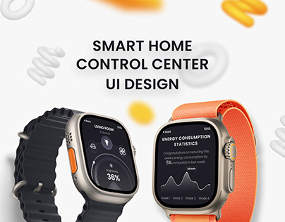 Smart Home Control Center UI Design