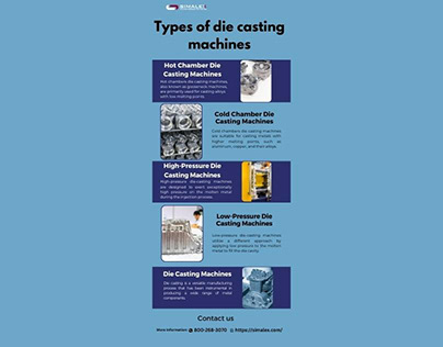 An overview the various types of die casting machines