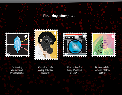 First edition stamp set