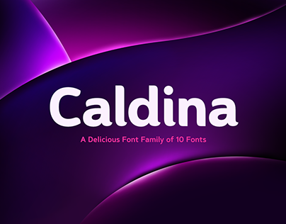 Caldina - Font Family