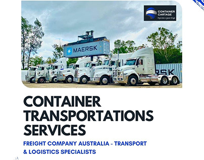 Container Transportations Services - Container Cartage