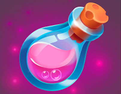 Magic bottle icon