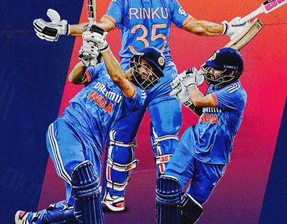 Rinku Singh Cricket Poster