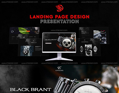 Project thumbnail - Watch landing page design