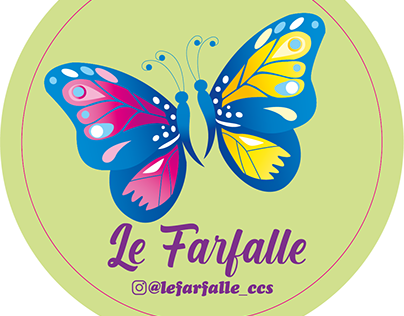 Logo, Pasteleria Le Farfalle