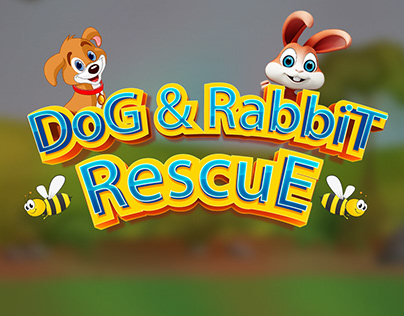 DOG & Rabbit Rescue Game UI