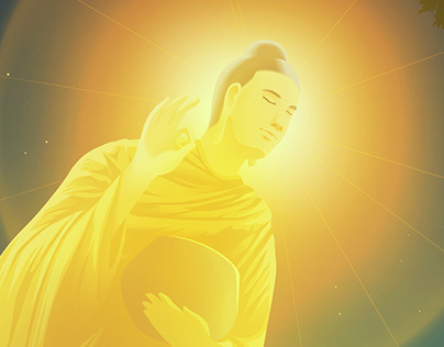 Buddhism Vector Illustrations