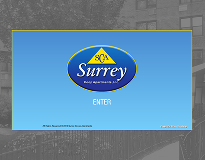Surrey Coop Apartments Website (Flash)