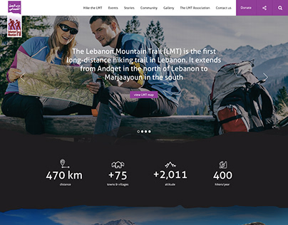 Lebanese Mountain Trail Association - Website