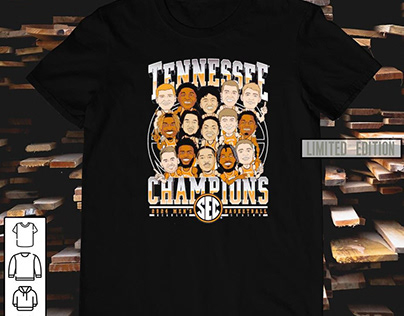 Tennessee Vols Champions 2024 men’s basketball shirt