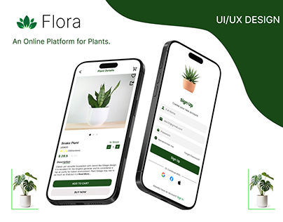 Flora | Ui/Ux | Plant App