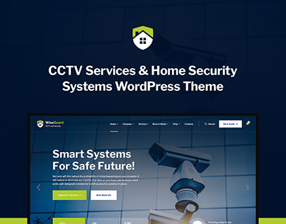 WiseGuard - CCTV and Security Systems WordPress Theme