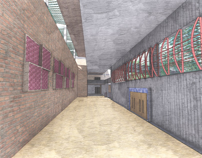 MULTISTORY BUILT SPACED STUDENT HALL