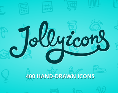 Jolly Icons — 400 Hand-drawn Vector Icons
