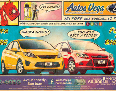 Autos Vega Ford - 2010, 2011, 2012, 2013