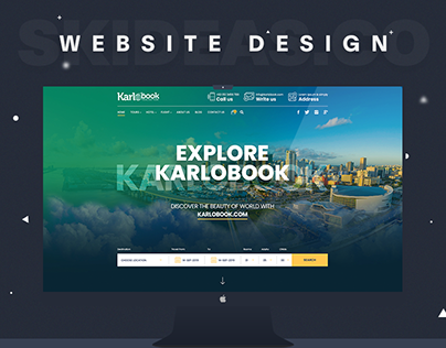 Travel Website Design (karlobook.pk)